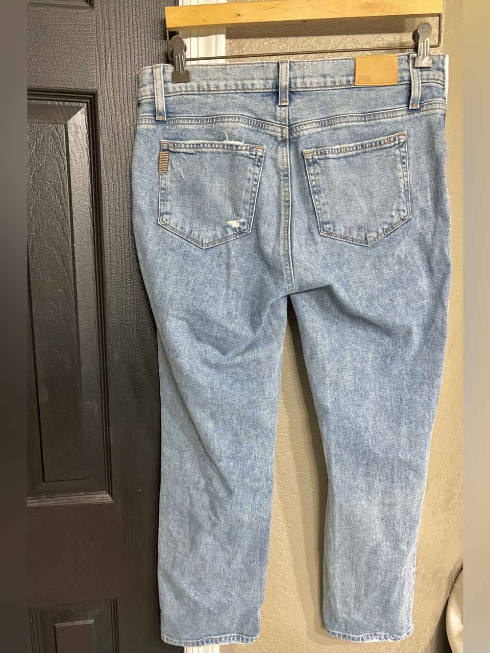 PAIGE Noella Straight Maternity Jeans 27 - Picture 13 of 15